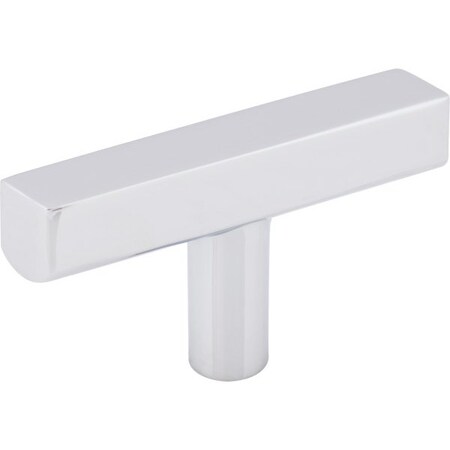 Jeffrey Alexander 2-1/4" Polished Chrome Dominique Cabinet "T" Knob 845TL-PC
